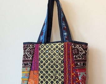 Patchwork bag, purse, handmade bags, Denim handbags, BOHO bags/Bohemian/multicolor bag/gift for her