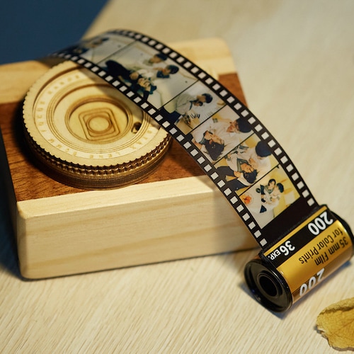 Personalized Film Roll Keychain Custom Photo Album Camera Etsy