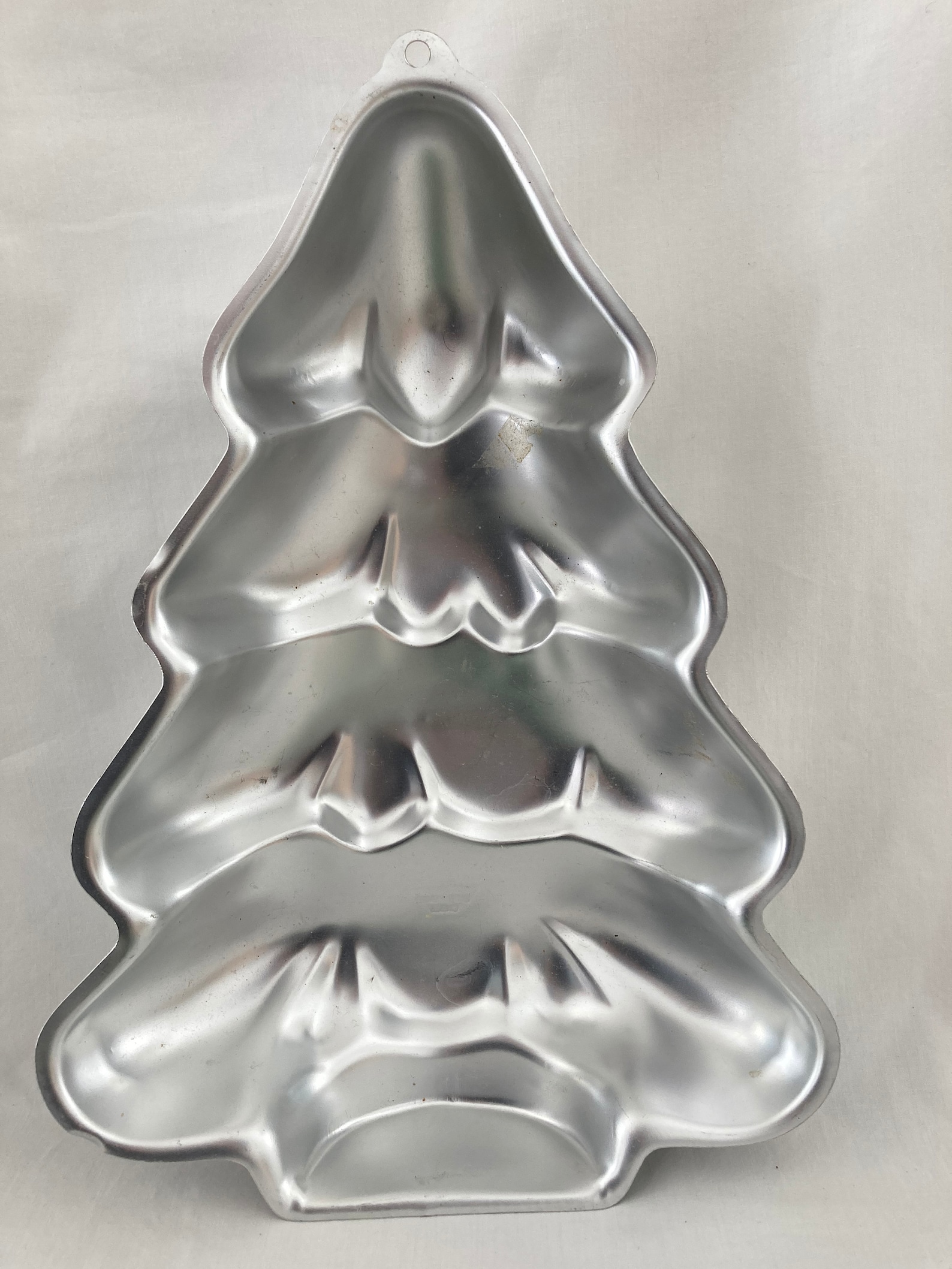 Wilton Christmas Tree Cake Pans Green and Silver Etsy