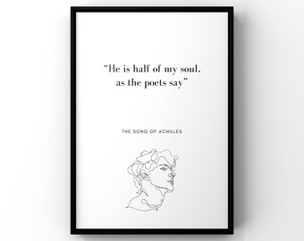 Song Of Achilles Art Etsy