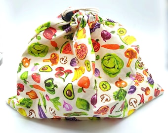 Salad bag, conservation bag, washable freshness bag
