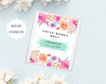 ZHV/ jongevrouwen/ LDS jeugdhulp - omslagen rol/aanwezigheidsmap - afdrukbaar