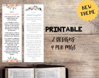 LDS-bladwijzers voor jonge vrouwen: afdrukbaar | Geüpdatet thema