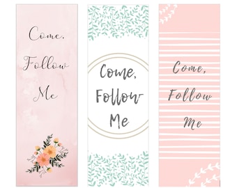 LDS-afdrukbare 'Come, Follow Me'-bladwijzers