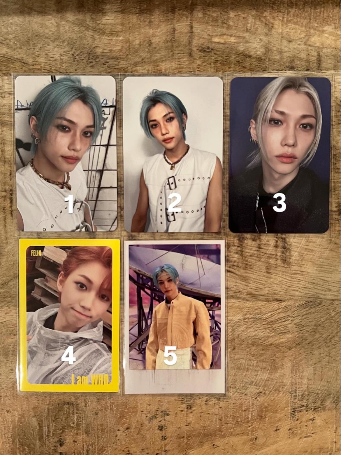 Official Stray Kids Felix Photocards (rockstar, HOP, I Am WHO) - Etsy
