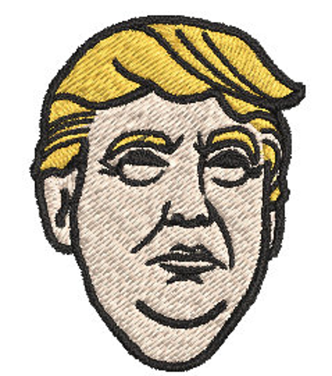 Donald Trump Embroidery Design Etsy