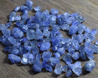ブルーサファイア マイカ 原石 88.8ct 天然石 ブルーサファイア 原石 3個セット