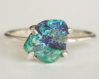 Raw Stone Ring - Etsy