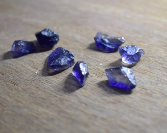 Raw Iolite Crystal, Natural Gem nugget | AAAA Quality Healing Gems Vivid Violet Iolite rough Gems | Gem for Jewelry Supply