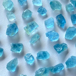 Raw Aquamarine Crystal, Top Blue Natural Aquamarine, High Graded Rough Stone, Raw Uncut Rough Stone, March Birthstone, Wholesale Supplier