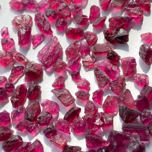 Raw Rubellite Tourmaline, Pink Natural Crystal, Rough Uncut Gem Stone, Pink Tourmaline, Gem Nugget, Rare finds, Raw Crystal Bulk Lot