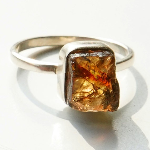 Raw Citrine Ring Gold - Raw Crystal Ring Adjustable Band – Love, Lily and  Chloe