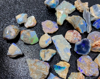 Opale Brute Lightning Ridge 5,8ct – Cristal Arc-en-ciel D'Australie