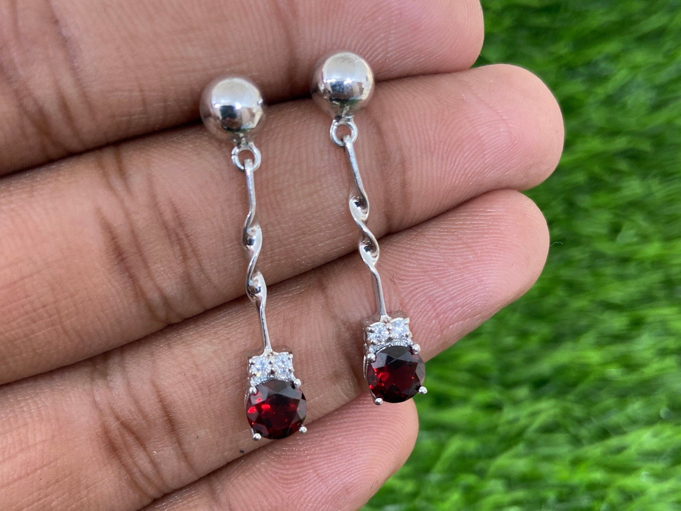 Silver Earrings Dangle Earrings Silver Fine Etsy