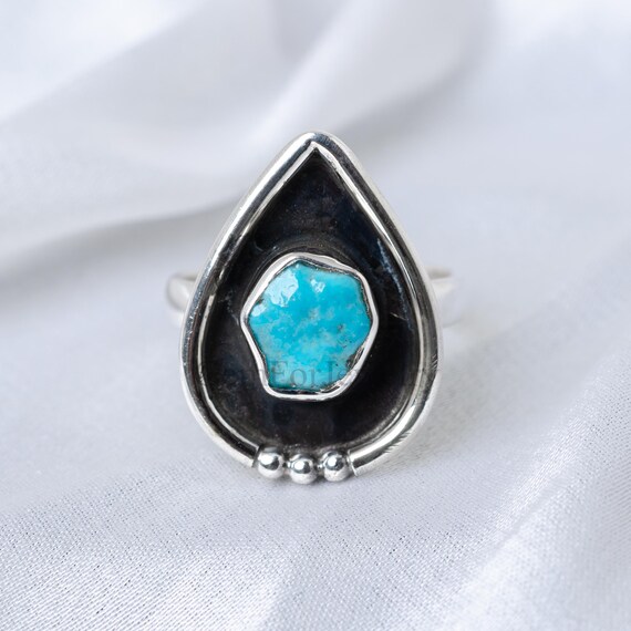 Anillo De Plata De Ley 925 | Anillo De Plata Con Gema De Ita