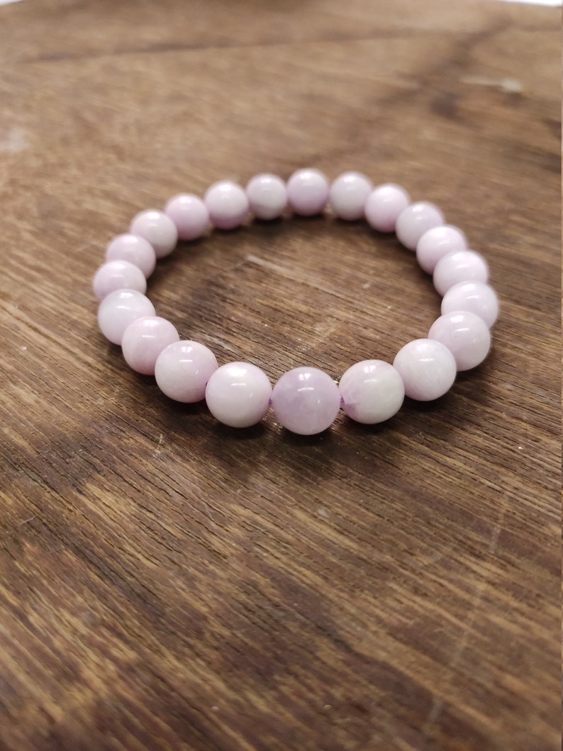 Pink Kunzite Bracelet Lilac Pink Kunzite Bracelet Kunzite Etsy