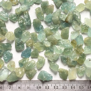 Raw Aquamarine Stone - Rough Aquamarine Crystal - Choose Color of Aquamarine Blue, Yellow, Multi - Natural Aquamarine Crystal Lot Wholesale
