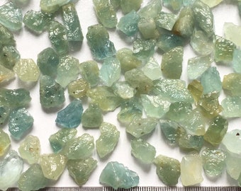 Raw Aquamarine Stone - Rough Aquamarine Crystal - Choose Color of Aquamarine Blue, Yellow, Multi - Natural Aquamarine Crystal Lot Wholesale