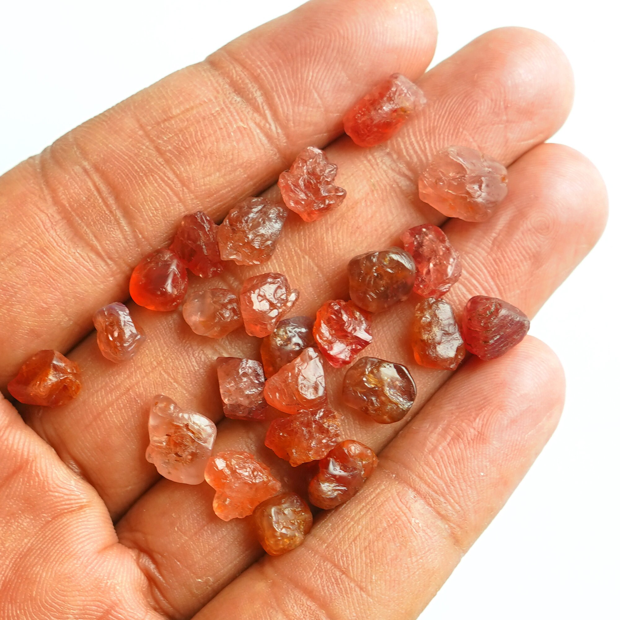 Spinelle Orange Naturel 1,50ct - Birmanie - Non Traitée - Couleur Exceptionnelle - Forme Coussin