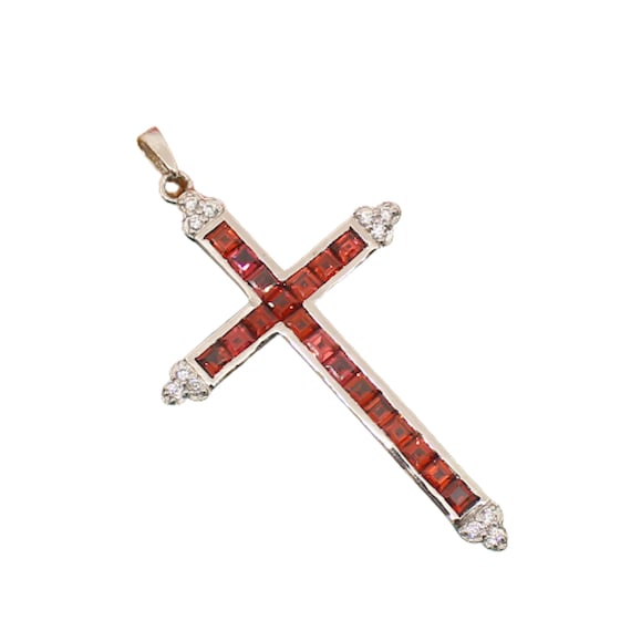 ☆MARS MARK☆ Basic Christian Cross Pendant M19 MARS MARK || Antique Latin Cross Pendant 👑 - Pristina Singapore