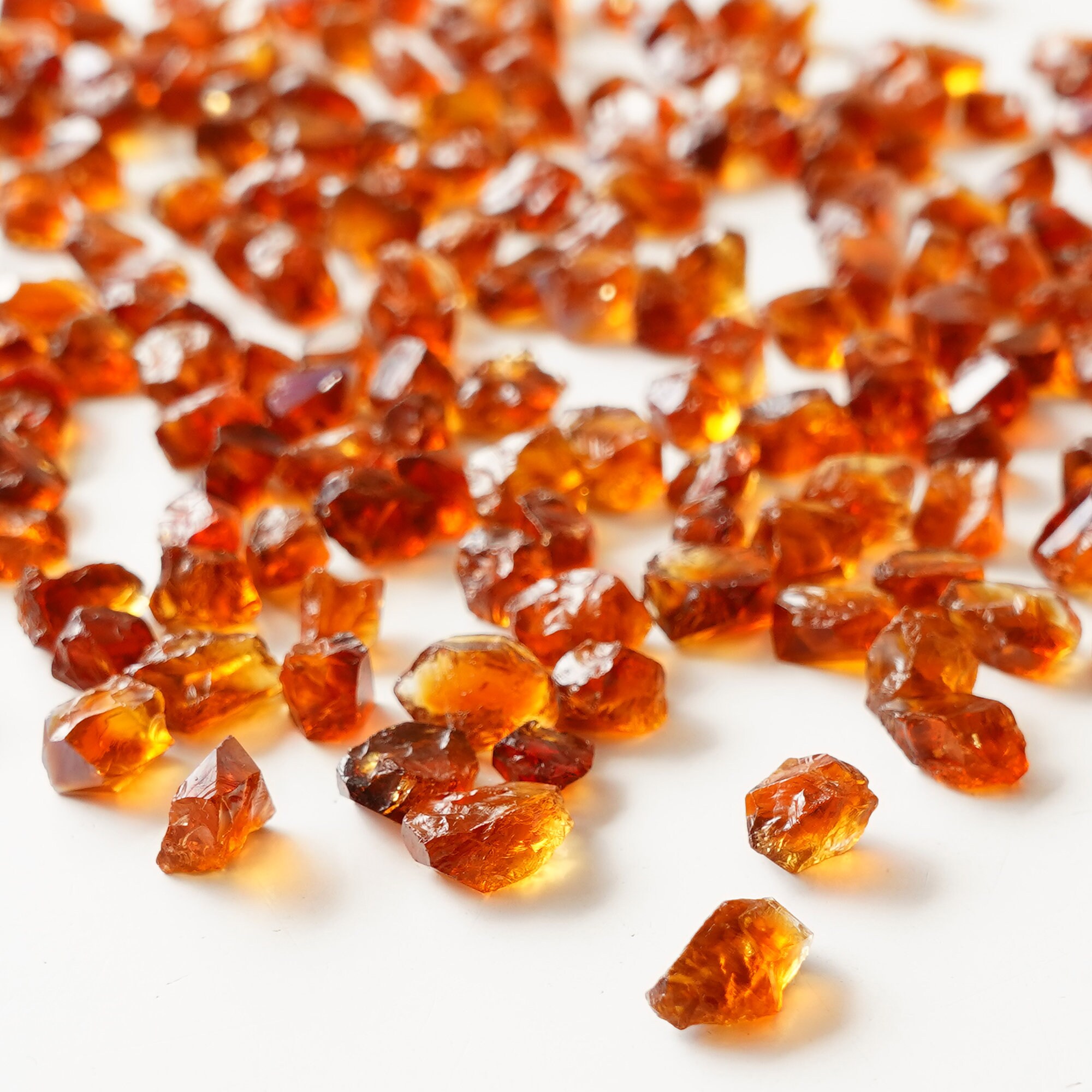 ブラジル産AAA原石シトリンクォーツ、天然マデイラシトリン原石