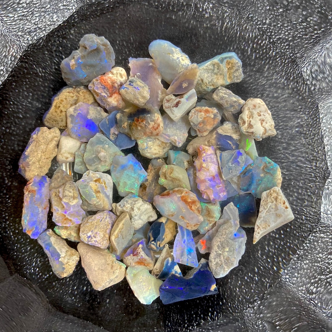 Natural Black Australian Opal Rough Lot Lightning Ridge | Etsy