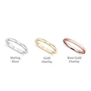 BAND COLOR LISTING | Choose the Jewelry Color Plating | Rose Gold Overlay Or Gold Overlay on Sterling Silver