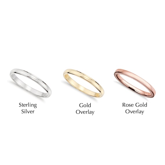 Sterling silver with gold overlay deals