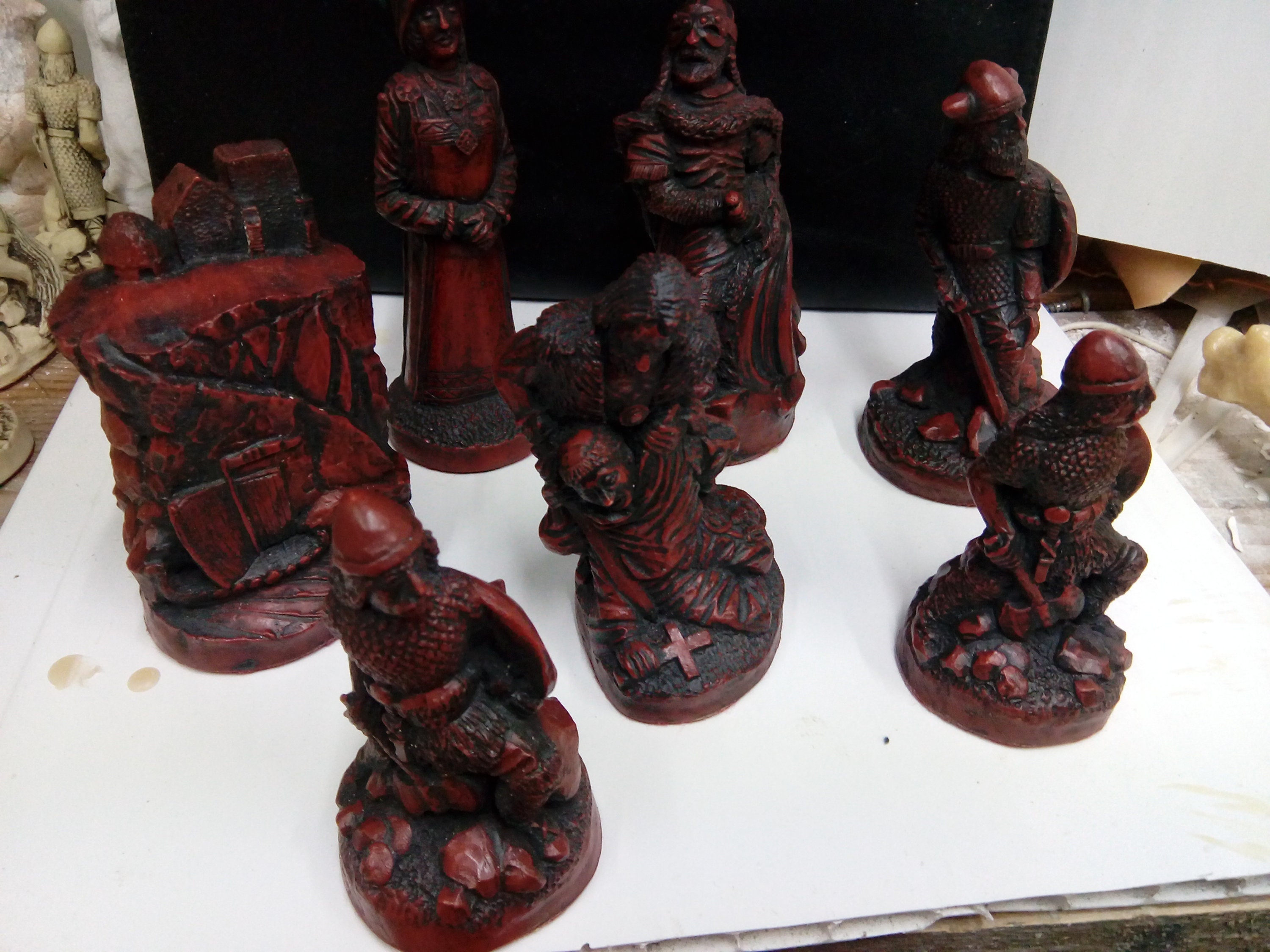 Chess Pieces Ancient Egypt Dark Souls Metal Sculpture -  Norway