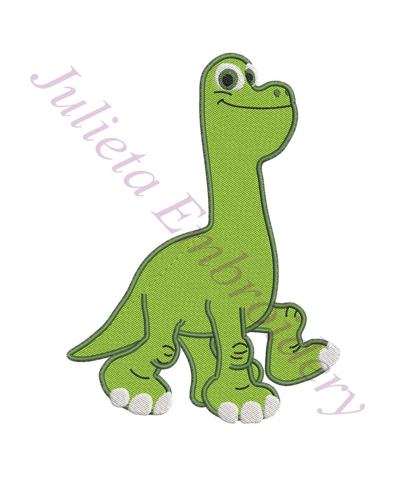INSTANT DOWNLOAD Buck The Good Dinosaur Fill Embroidery Design 01