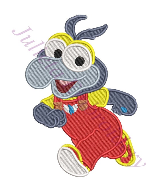 Baby Gonzo Muppet Babies Fill Embroidery Design 02 Instant Etsy