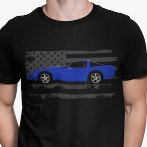 Admiral Blue 1994 Chevy Corvette C4 ZR-1 Custom T-Shirt