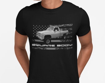 1987 Chevy K10 Silverado Square Body Vintage Pickup Truck Unisex Hoodie