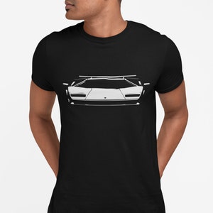 1980&#39;s Lambo Countach Short-Sleeve  T-Shirt