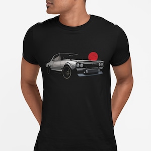 1971 Skyline 2000 Hakosuka GT-R Short-Sleeve  T-Shirt