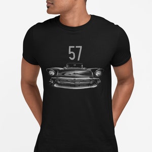 57 Chevy American Classic Car Short-Sleeve  T-Shirt
