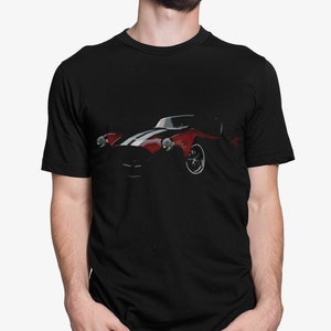Rotes Shelby Cobra Classic Car Kurzarm-T-Shirt