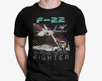 F-22 Advanced Tactical Fighter Jet Short-Sleeve Unisex T-Shirt