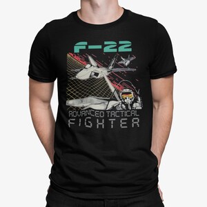 F-22 Advanced Tactical Fighter Jet Short-Sleeve Unisex T-Shirt