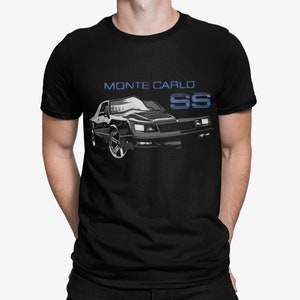 84 シボレー モンテカルロ SS クラシックカー 半袖 Tシャツ