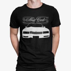 レトロ 80年代 シボレー モンテカルロ SS アメリカンクラシックカー 半袖Tシャツ
