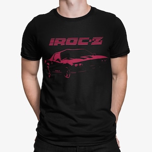 T-shirt à manches courtes Camaro IROC-Z 3e génération esthétique rétro années 80