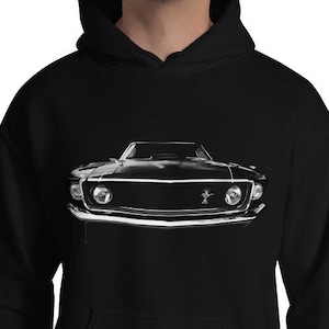 Vintage 1969 Ford Mustang Unisex Hoodie