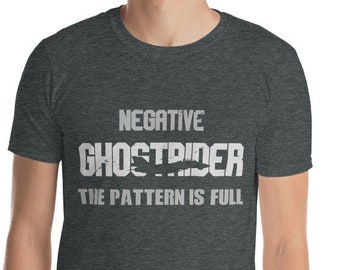 Negative Ghostrider the Pattern is Full Short-Sleeve  T-Shirt