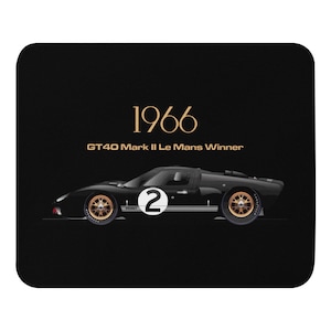 1966 GT40 Mk II Race Car Mouse pad