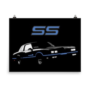 1986 シボレー モンテカルロ SS ポスター