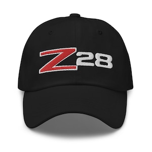 Camaro Z28 Emblem Dad Hat: Muscle Car Collector Cap