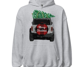 2022 Bronco Christmas Unisex Hoodie