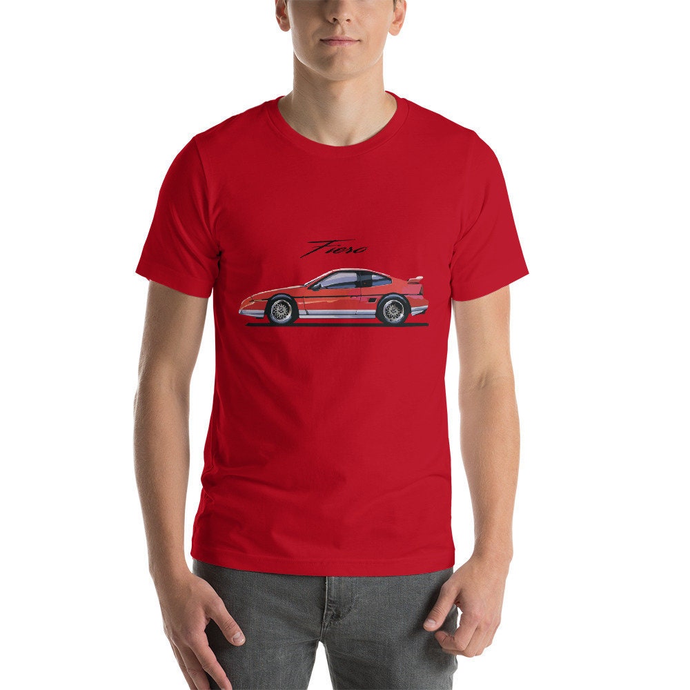 1980's Fiero Mid Engine Sports Car Short-sleeve Unisex - Etsy