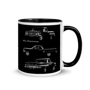 1960 Chevy El Camino Collector Car Owner Gift Mug with Color Inside